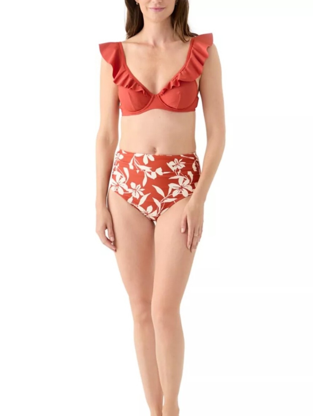 Cupshe Floral Bikini Set